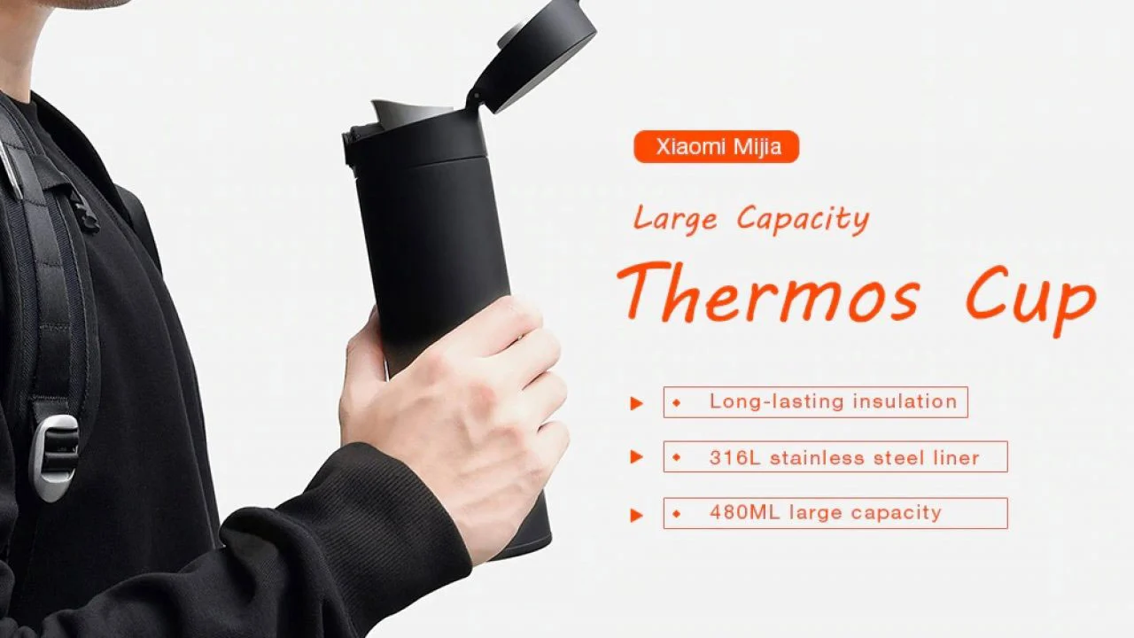 فلاسک 480 میلیلیتری شیائومی MJTGB01PL 2 20 Xiaomi Mijia Thermos Cups Stainless Steel Vacuum 480ml xiaomi360 5