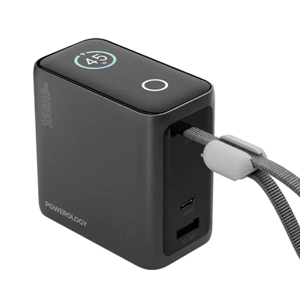 پاوربانک مینی 15000 میلیآمپر پاورولوژی Powerology 15000mAh Mini Power Bank PPBCHA60
