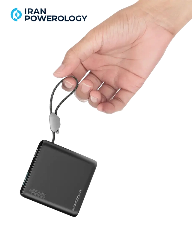 پاوربانک مینی 15000 میلیآمپر پاورولوژی Powerology 15000mAh Mini Power Bank PPBCHA60 6 PPBCHA60BK 4