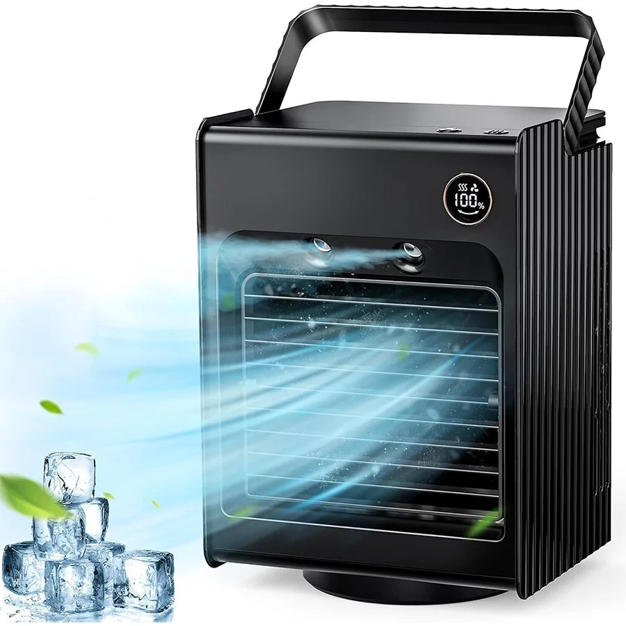 پنکه رومیزی مه پاش پرودو مدل PD-LSMFAN-BK Air & Mist 8 پنکه رومیزی مه پاش پرودو مدل PD-LSMFAN-BK Air & Mist